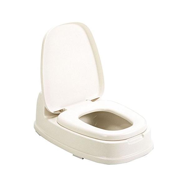 他サイト： 新輝合成 トンボ 洋式便座 両用型 段差あり 和式トイレ用 ベージュ 61×40.5×20.5cm 介護 日本製の商品画像