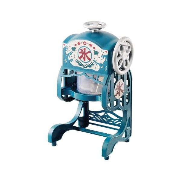 他サイト： ドウシシャDOSHISHA 電動本格かき氷器 ふわふわ 製氷カップ2個付き ブルー DCSP-20の商品画像