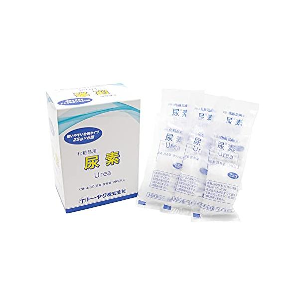 トーヤク 尿素分包 化粧品用 25g×6