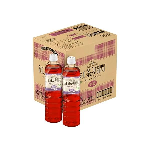 紅茶の時間 ストレートティー 無糖 ペットボトル 900ml×12本