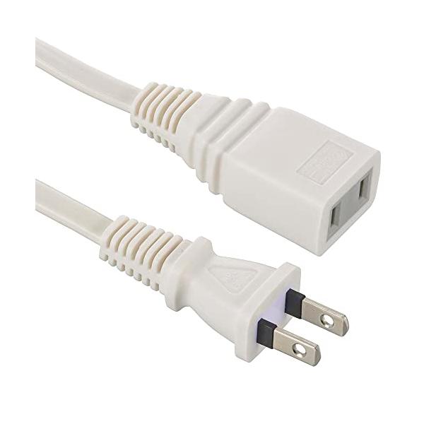 オーム電機 延長コード 屋内用 電源タップ 1個口 1m ストレートプラグ ホワイト HS-T11EDLP22 00-1555 OHM