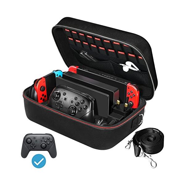 Switch/Switch有機elモデル対応 iVoler Switch ケース スイッチ ケース Switch 収納ケース 防水 防塵 防汚 耐衝撃 全面保護 大容量 な収納力 持ち運