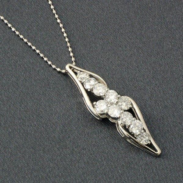 送料無料」プラチナ ダイヤペンダントネック7（1.0ct） スイートテン 