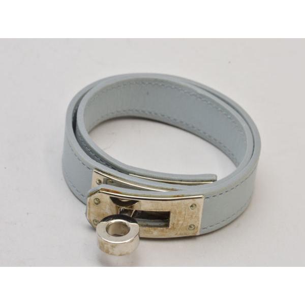 HERMES エルメス レザーブレスレット ケリードゥブルトゥール