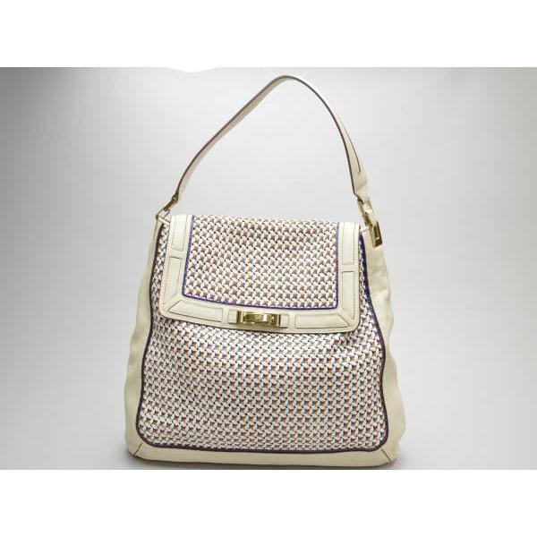 アニヤハインドマーチ ANYA HINDMARCH メッシュ レザーショルダー  