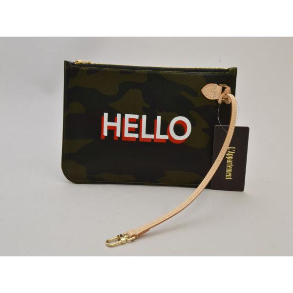バッグ L'Appartement Hello Bonjour Pouch Deuxieme Classe アパルトモン L'Appartement Hello Bonjour