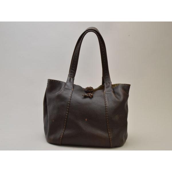 エンリーベグリン HENRY BEGUELIN レザー ハンド/トートバッグ オミノ  