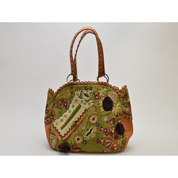 ジャマンピュエッシュ JAMIN PUECH パッチワーク 花柄 トート  