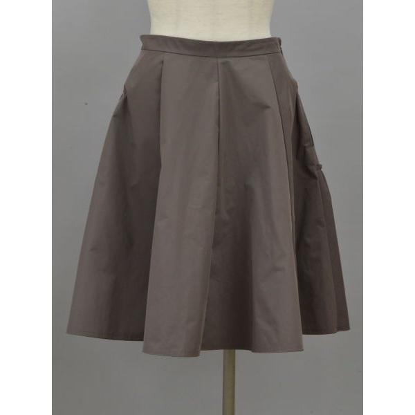 【Rene】ルネ　スカート　ブラウン　36size 新品未使用 Rene ルネ basic ポリエステル スカート 36サイズ モカブラウン
