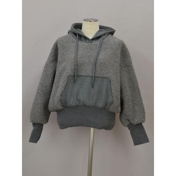 アリシアスタン ALEXIA STAM フリースパーカー フーディー Fサイズ  