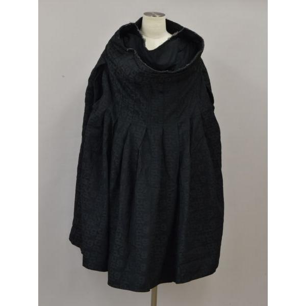 COMME des GARÇONS ブラック フレアポンチョ S COMME des GARÇONS ブラック フレアポンチョ S