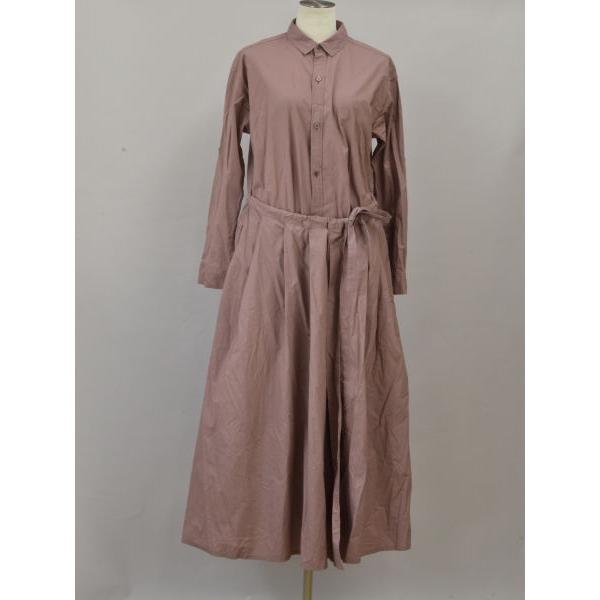 ギャルリーヴィーGALERIE VIE シャツワンピース コットンストレッチ  