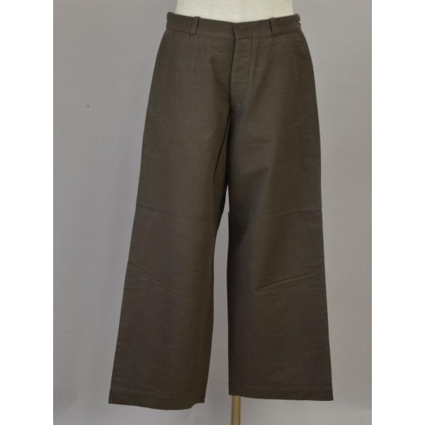 YAECA PARK パンツ YAECA（ヤエカ） YAECA 11655 ワイドパンツ コットン 34サイズ KUSAKI