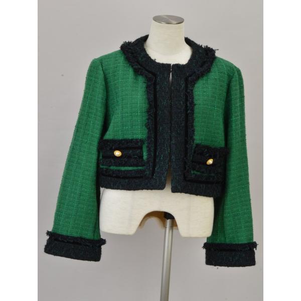 KEITA MARUYAMA（ケイタマルヤマ） ツイード ノーカラージャケット