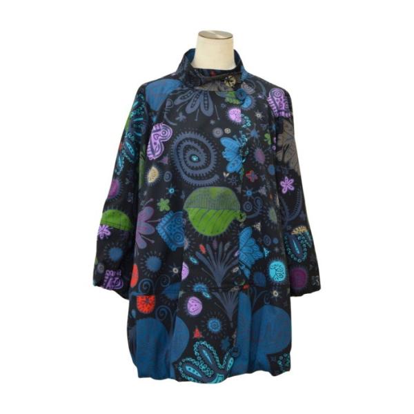 新品同様❗️トクコプルミエヴォル 希少柄　人物　ワンピース　TOKUKO TOKUKO 1er VOL（トクコ・プルミエヴォル） ジャケット ブラック