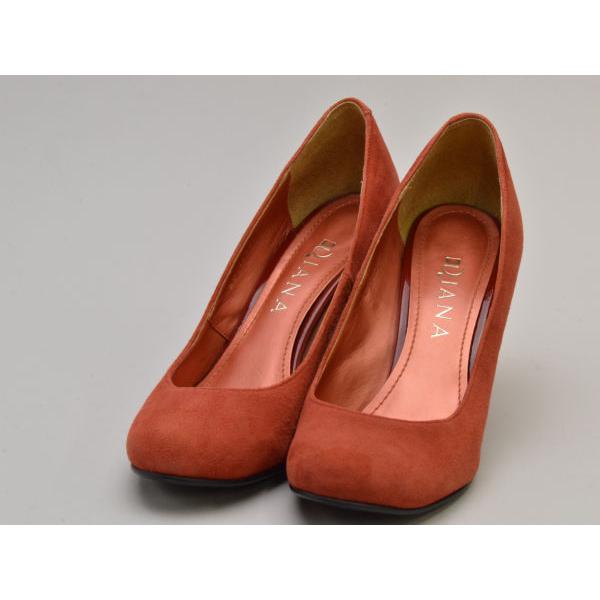 DIANA パンプス　23㎝1/2 DIANA ダイアナ パンプス 23 1/2サイズ レッド系 レディース F