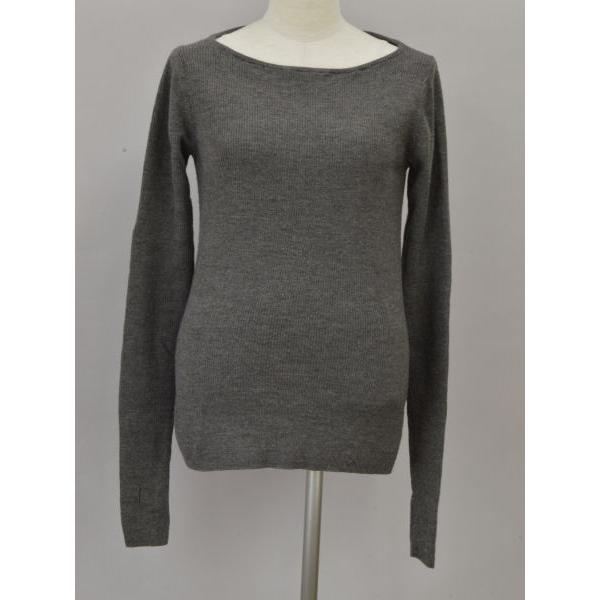 DEUXIEME CLASSE - ドゥーズィエムクラス Deuxieme Classe ボートネック RIB KNIT ニット 長袖 ダークブラウン レディース j_p F-M12854 Deuxieme Classe ドゥーズィエムクラス ボートネック RIB KNIT