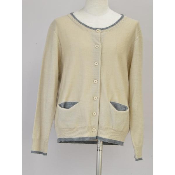 センソユニコ SNOOPY×VOYAGES PEANUTS カーディガン 38サイズ ベージュ  