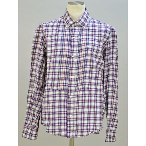 UNITED ARROWS - サルヴァトーレピッコロ Salvatore Piccolo ドゥロワー Drawer 長袖 シャツ/ブラウス 42サイズ チェック ネイビー レディース F-YA143 DRAWER サルヴァトーレピッコロ Salvatore Piccolo ドゥロワー