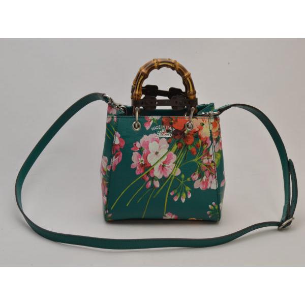 GUCCI（グッチ） ブルームスプリントレザー ハンドバッグ/ショルダー付