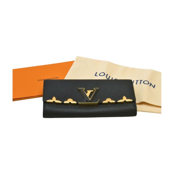 ✨極美品 IC内蔵✨ルイヴィトン ポルトフォイユ カプシーヌ 長財布 黒 LOUIS VUITTON ルイヴィトン ポルトフォイユ カプシーヌ 長財布