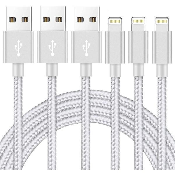 サイズ：2M(USB A)安心のMFi認証品:急速充電＆データ転送: MFi認証済みなので、i PhoneやiPadの安定した充電や同期ができ、iOSのアップロード後でも継続使用可能です。最大2.4Aで急速充電可能，銅芯線を使用することで電...