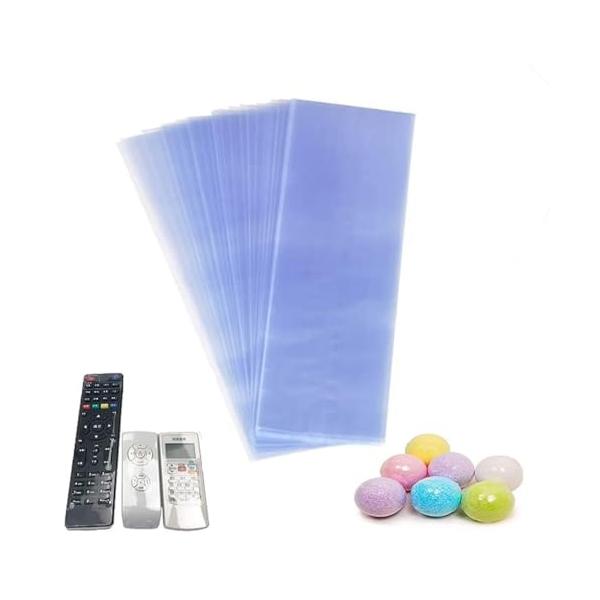 カラー：8*25cm-100pcs【素材】加熱すると収縮する高品質なPVC素材を使用しており、収縮性がよく、引張強度も良好です、自由にカットでき、様々な長さのリモコンにフィットします、リモコンを安全にパッケージし、傷から守ります。【使い方は...