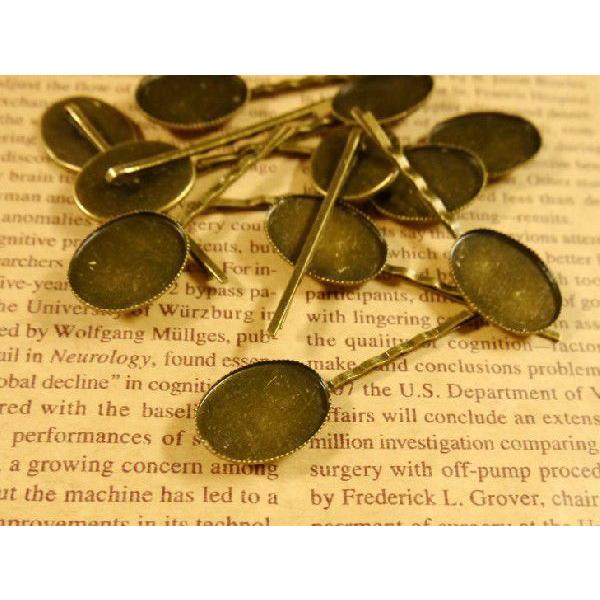 台座付ヘアピンパーツ オーバル 約10本 金古美 約19mmx26mm ピン約55mm ヘア金具 レジン台 副資材 手芸材料 手作り雑貨 小物 素材 Buyee Buyee Japanese Proxy Service Buy From Japan Bot Online