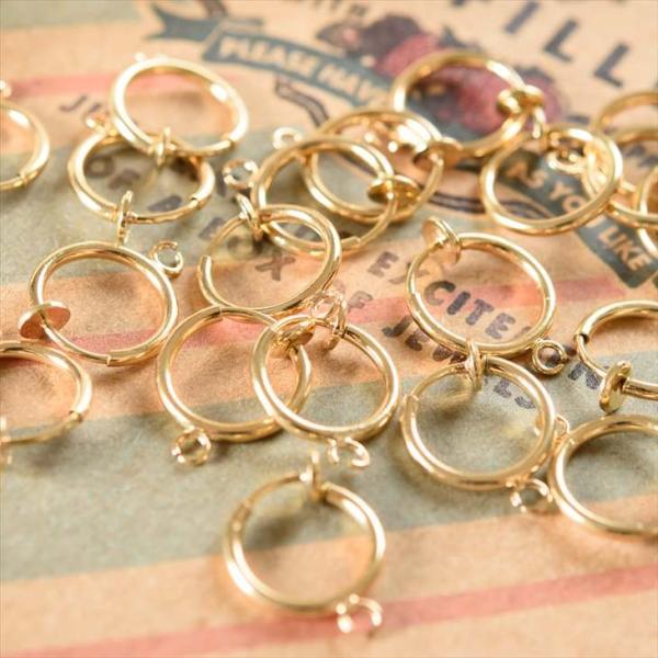 フープイヤリングパーツ 外径約13mm 約10ペア ヶ ニッケルフリー ゴールド 丸カン付き ノンホールピアス アクセサリーパーツ ビーズ手芸 材料 金具 Buyee Buyee Japanese Proxy Service Buy From Japan Bot Online