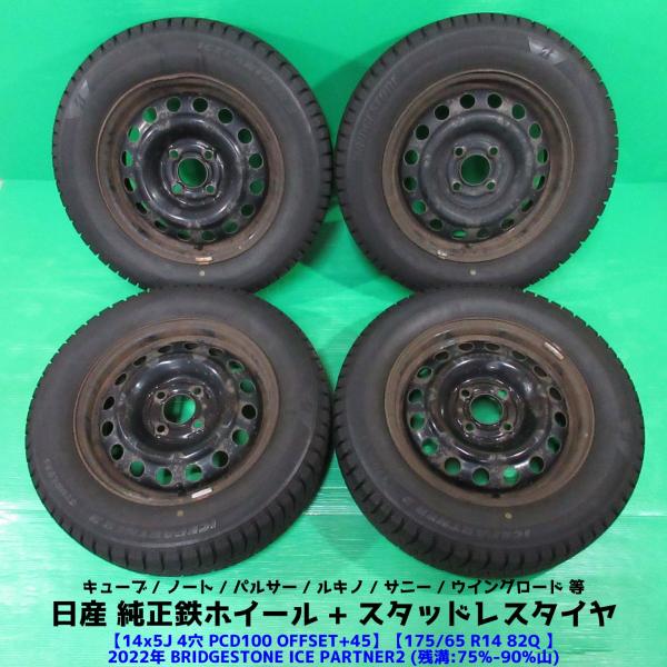 明日土曜日のお取引限定で5000円にします。日産車用 ホイール付 バリ山