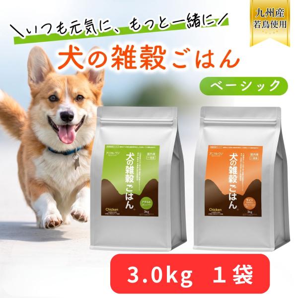 犬の雑穀ごはん 2種から 選べる アニマル・ワン ドッグフード ドライ チキン