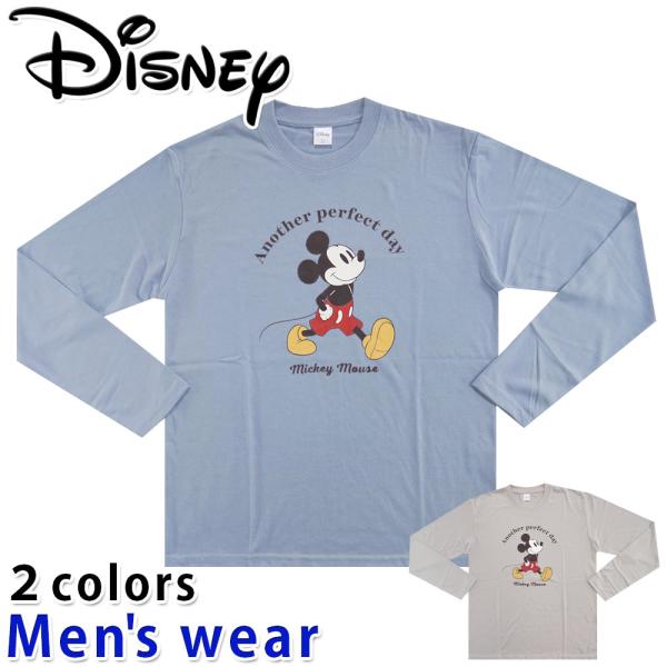 ディズニー 長袖 Tシャツ メンズ ミッキー マウス Disney グッズ