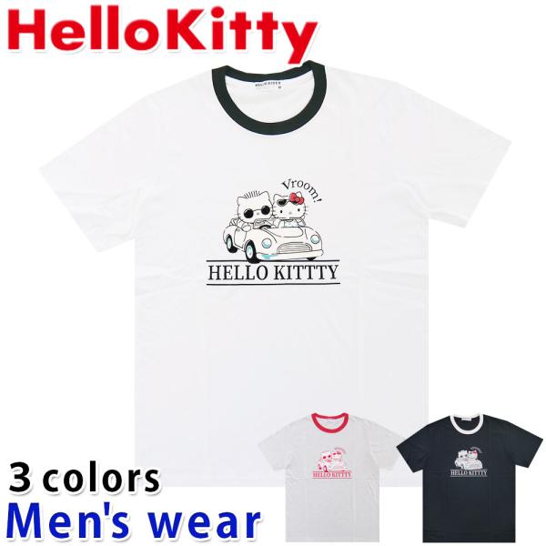 キティちゃん 半袖 Tシャツ メンズ ハロー キティ サンリオ 猫 グッズ