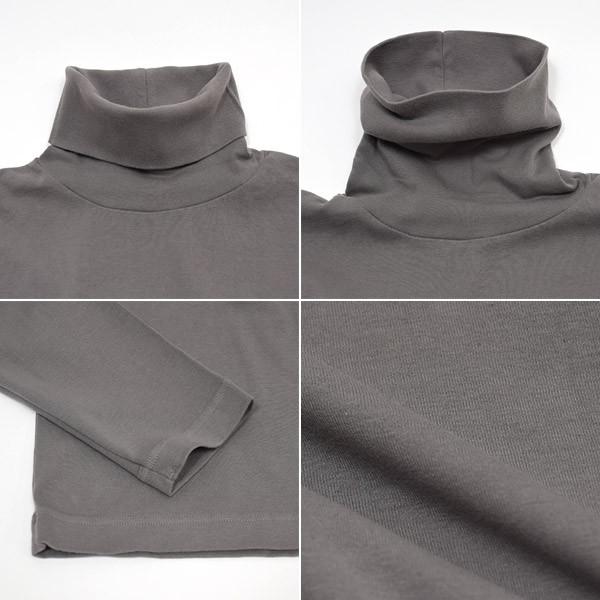 オーガニックコットン メンズ フライスタートルネックカットソー 長袖 Milfoil 74 Cmts011 ハーモネイチャーオンライン 通販 Yahoo ショッピング