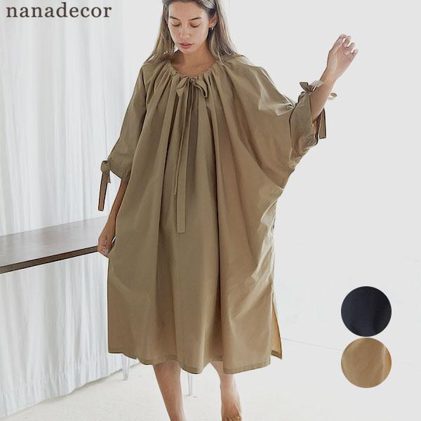 オーガニックコットン テントフレアワンピース Nanadecor 91 313 ハーモネイチャーオンライン 通販 Yahoo ショッピング