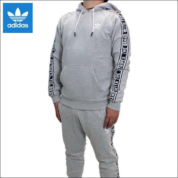 アディダス セットアップ　adidas Originals (アディダス オリジナルス)　メンズ スウェット上下セット　パーカー スウェット パンツ　 (GREY)　AY8270-AY8268