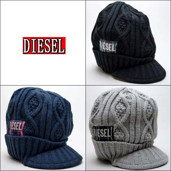 DIESEL DIESEL(ディーゼル) ツバ付きニットキャップ KIPPERYX DIESEL DIESEL(ディーゼル) ツバ付きニットキャップ KIPPERYX