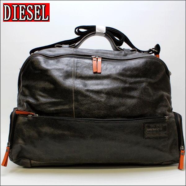 DIESEL レザーボストンバッグ 美品☆ディーゼル レザーボストンバッグ DIESEL