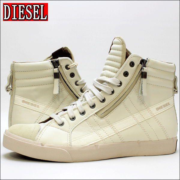 DIESEL (ディーゼル) 【メンズ】 レザースニーカー ハイカット DIESEL (ディーゼル) 【メンズ】 レザースニーカー ハイカット