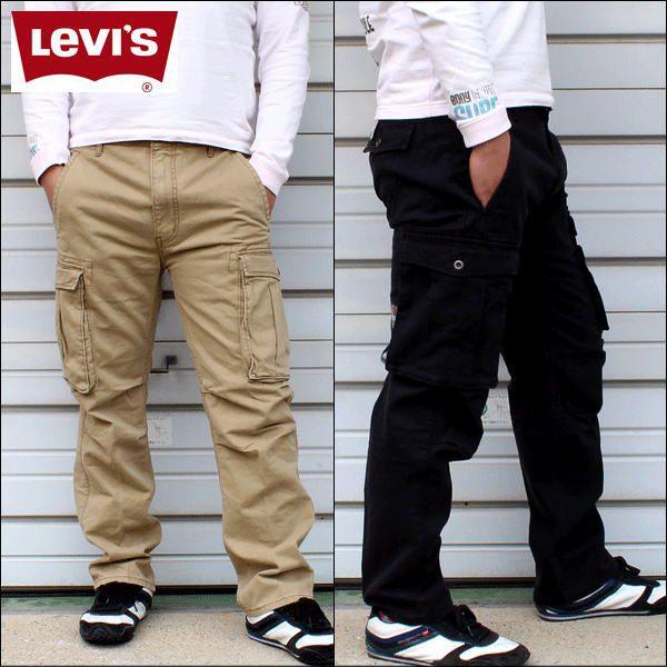 Levi's (リーバイス)　カーゴパンツ　6ポケット コットンパンツ　Relaxed Fit　HARVEST GOLD (0010)　BLACK  (0011)　12462-0010/0011