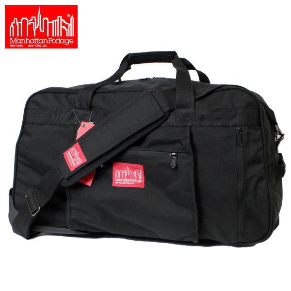 Manhattan Portage　マンハッタンポーテージ　3way バッグ　ボストンバッグ キャリーバッグ バックパック　CURTISS  LUGGAGE BACK PACK　(BLACK ブラック)　2114