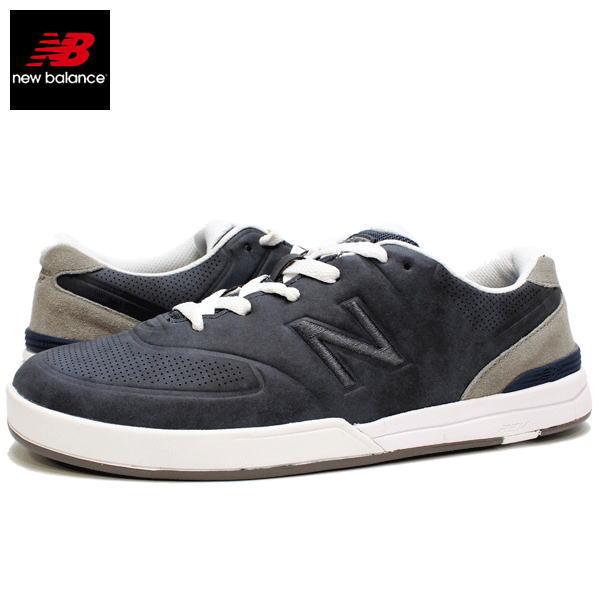 NEW BALANCE NUMERIC (ニューバランス ヌメリック)　【メンズ】 スニーカー　スエード 革 シューズ 靴　Skateboard  スケートボード　(BLUE/GREY)　LOGAN-637