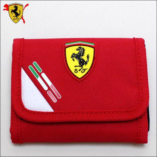 大量入荷 PUMA (プーマ) Ferrari (フェラーリ) モデル 三つ折り 財布 小物