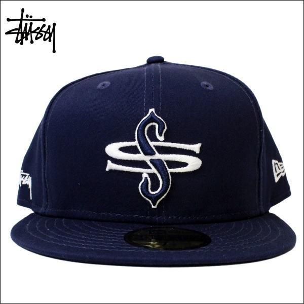 ステューシー キャップ STUSSY × NEW ERA (ステューシー × ニューエラ) ユニセックス キャップ コラボキャップ 刺繍キャップ (NAVY) 131598-NAVY ステューシー キャップ STUSSY × NEW ERA (ステューシー × ニューエラ) ユニセックス キャップ コラボキャップ 刺繍キャップ (NAVY) 131598-NAVY