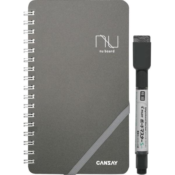 nu board 新書判 ヌーボード CANSAY 欧文印刷 メモ帳 ホワイトボード 手帳 筆記用具 ステーショナリー ノート スケッチブック NGSH03FN08