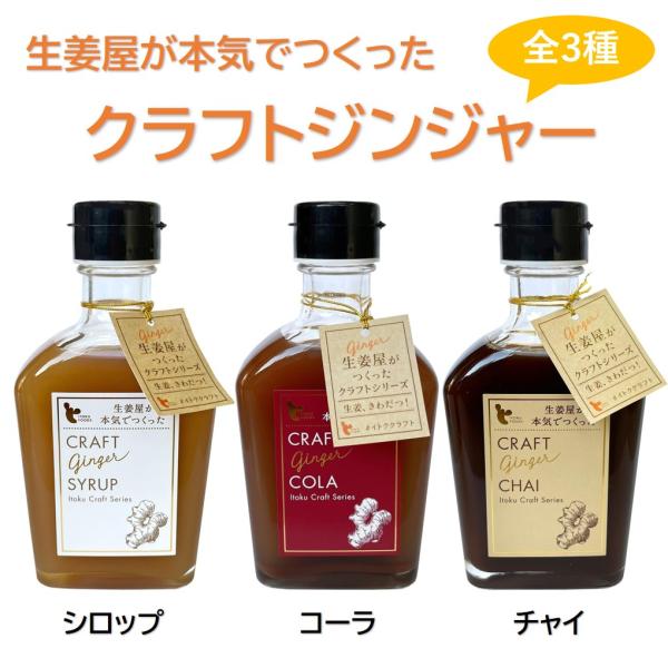 クラフトジンジャー 200ml イトク食品 シロップ コーラ チャイ 国産 カクテル ジンジャーシロップ 生姜 Craft Ginger 生姜湯 温活 ギフト プチギフト