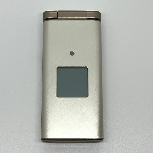 かんたんケータイ KYF38 au SIMロック解除済 シャンパンゴールド 4G