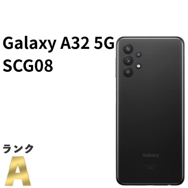 美品】Galaxy A32 5G SCG08 au SIMフリー 64GB／4GB 5G対応 白ロム