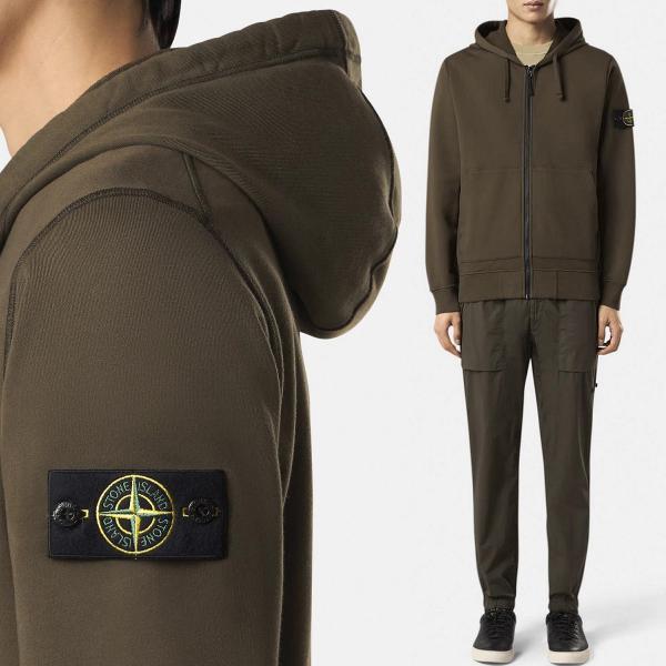 送料無料 33 STONE  ストーンアイランド K1S15 6100042 S0051 V0054 カーキ パーカー フーディー STONE ISLAND（ストーン アイランド） 送料無料 33 STONE ISLAND K1S15