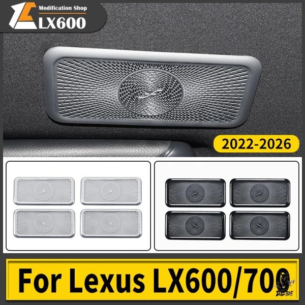 互換品 トヨタ レクサス LX600/LX700 用 ルーフスピーカーグリルカバー 4個セット